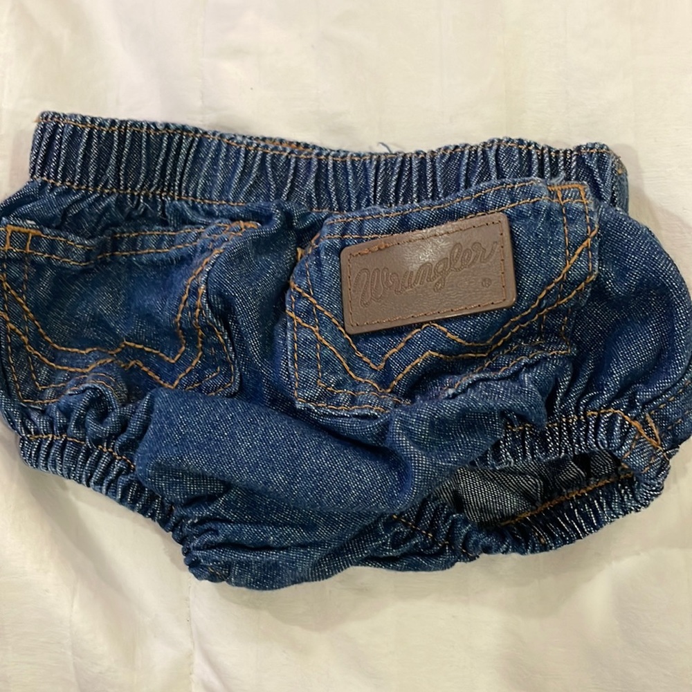 Baby Wrangler jean diaper cover